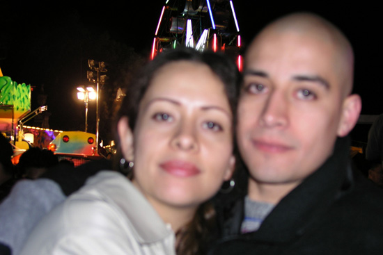 Before: Blurry couple photo